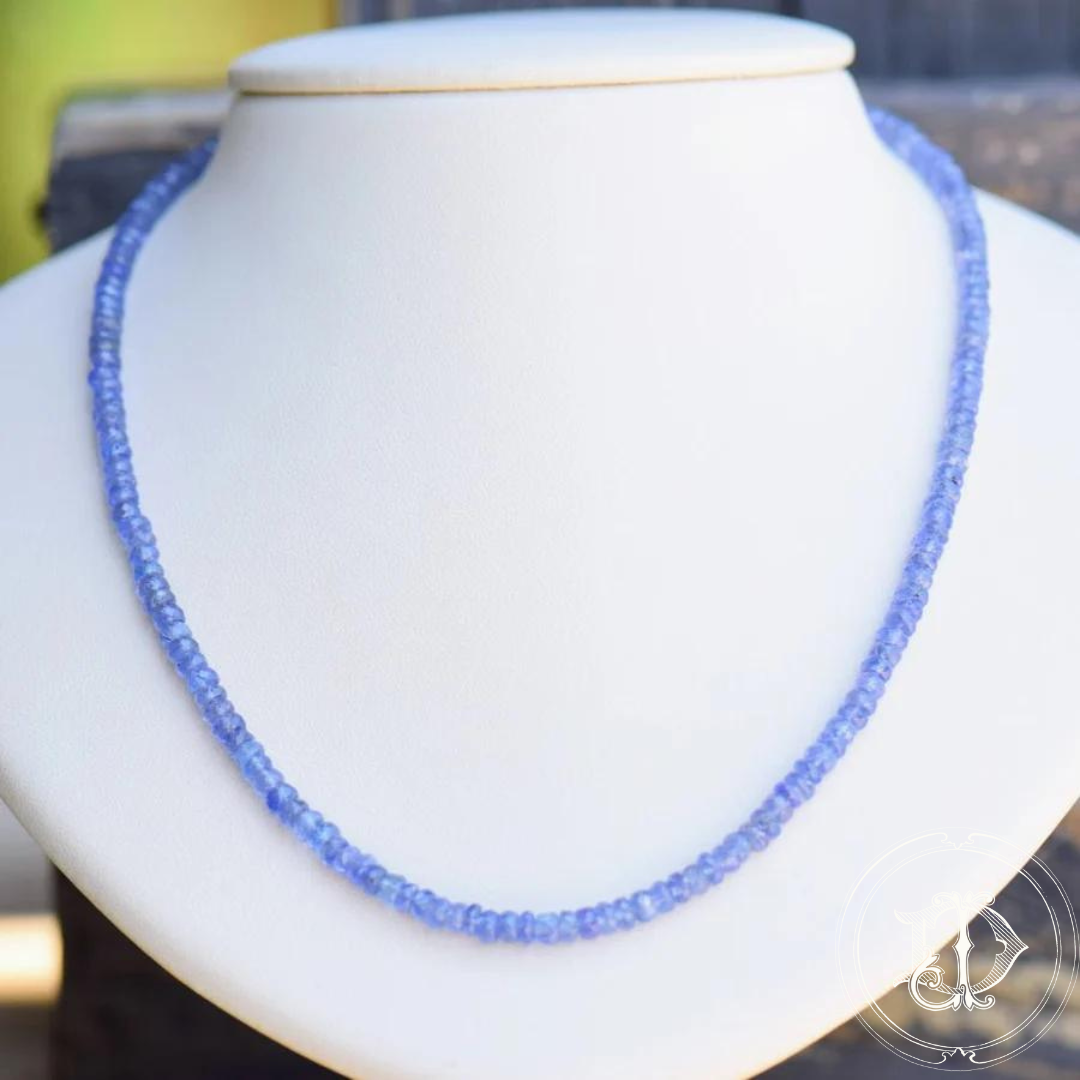 Tanzanite Bead Necklace
