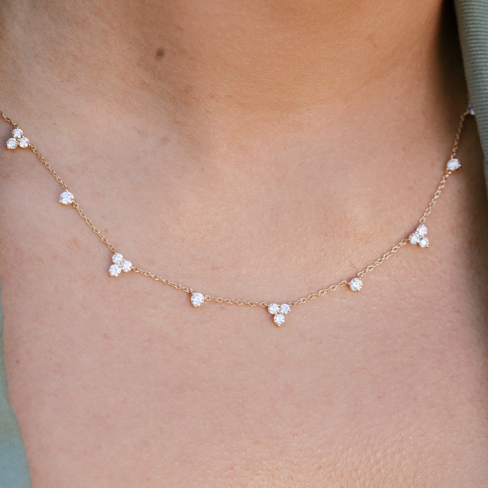 Kaitlan necklace, Yellow Gold
