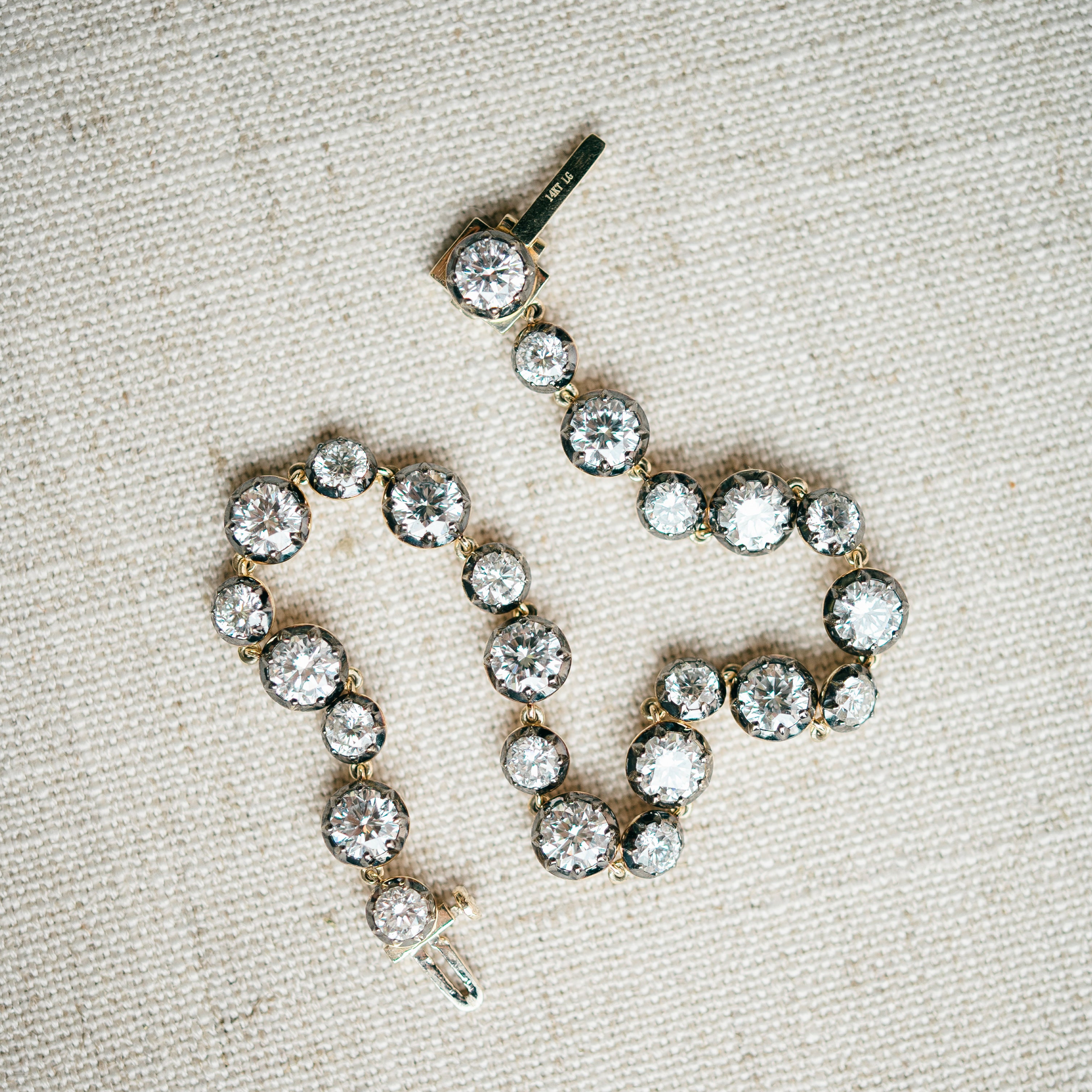 Georgian Lab Grown Diamond Tennis Bracelet