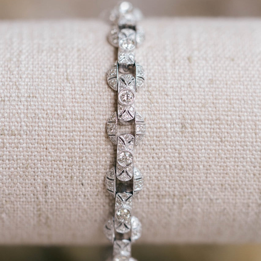 antique diamond bracelet