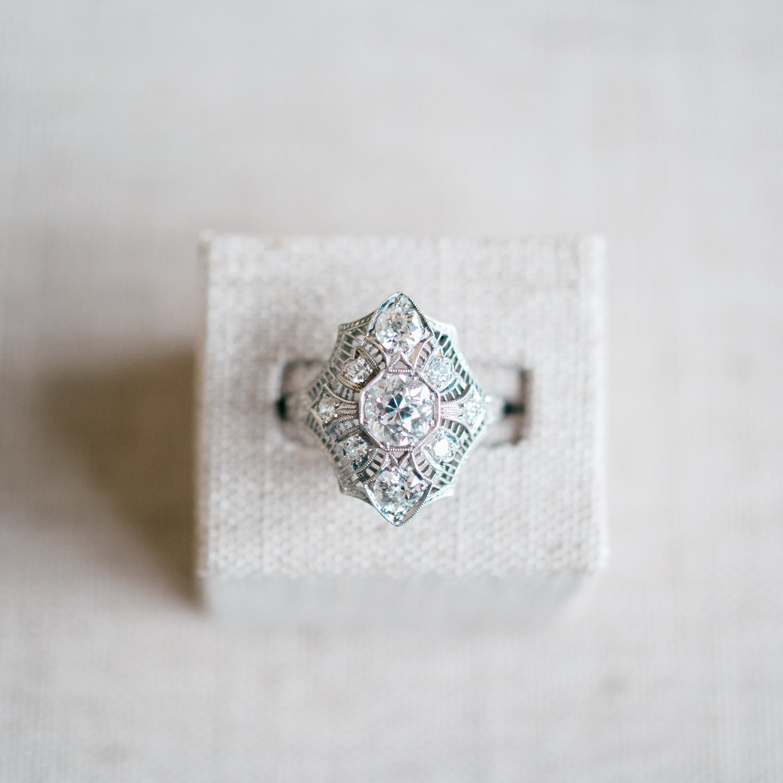 antique diamond ring