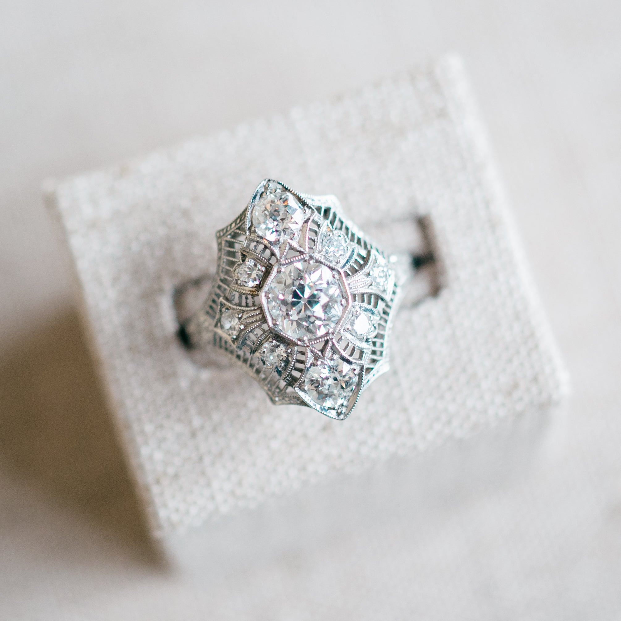 antique diamond ring