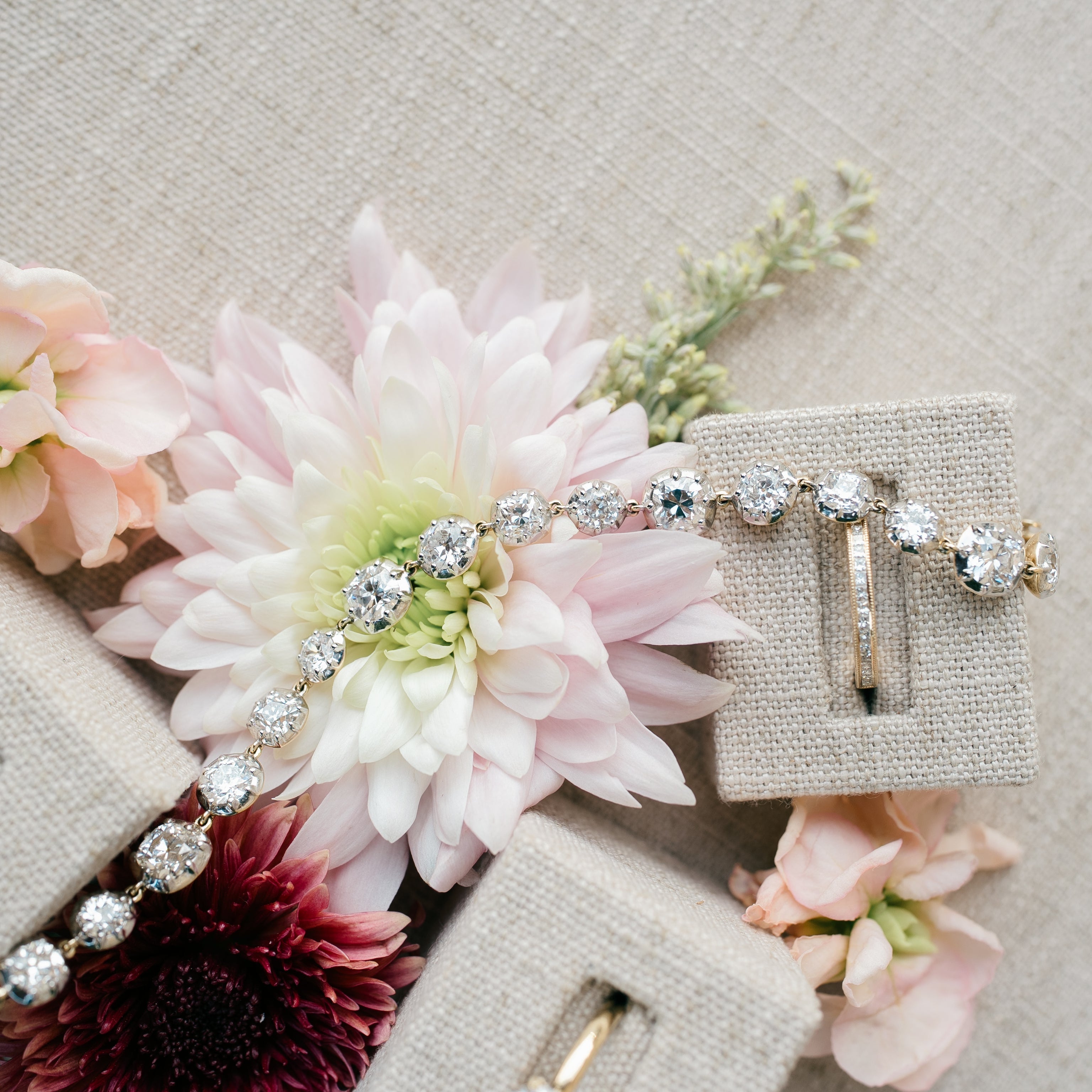 Georgian inspired diamond bracelet