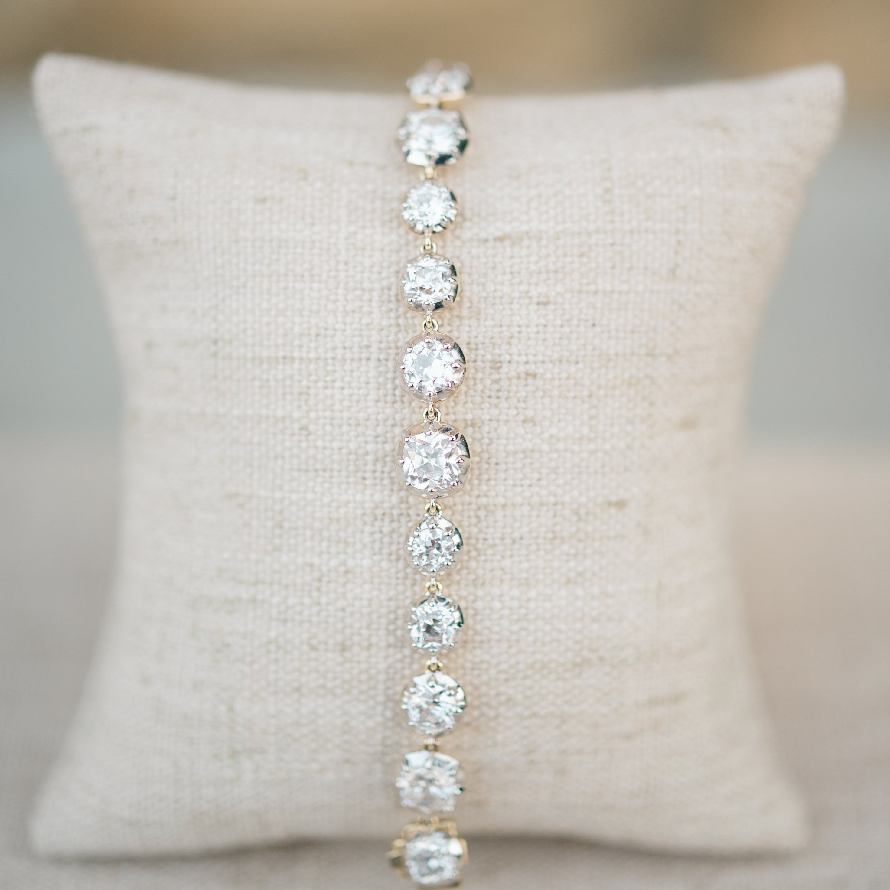 Georgian inspired diamond bracelet