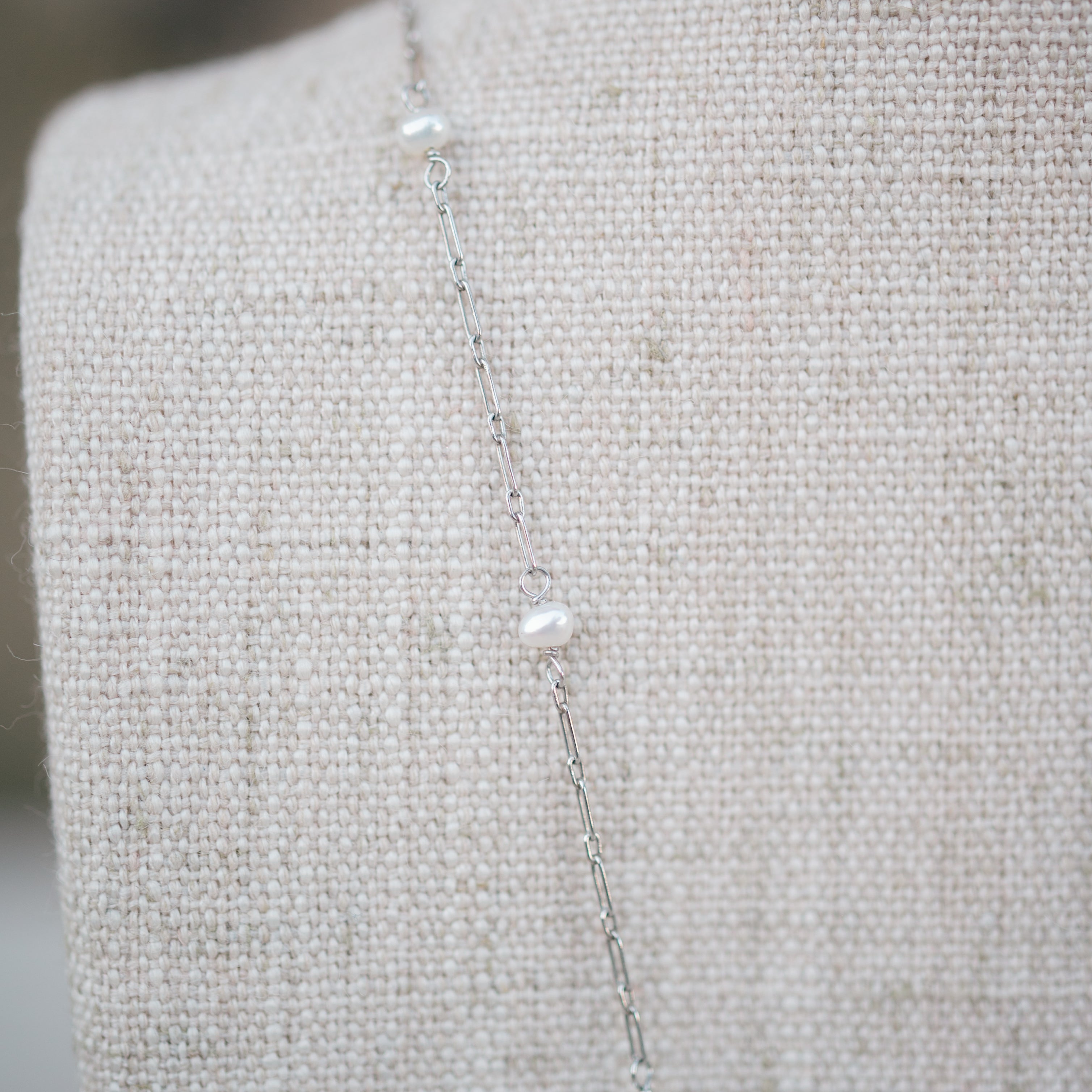platinum diamond and pearl brooch