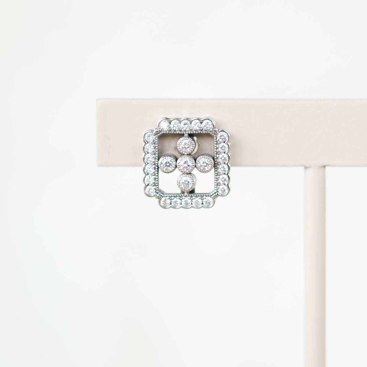 Vintage Inspired Diamond Earrings