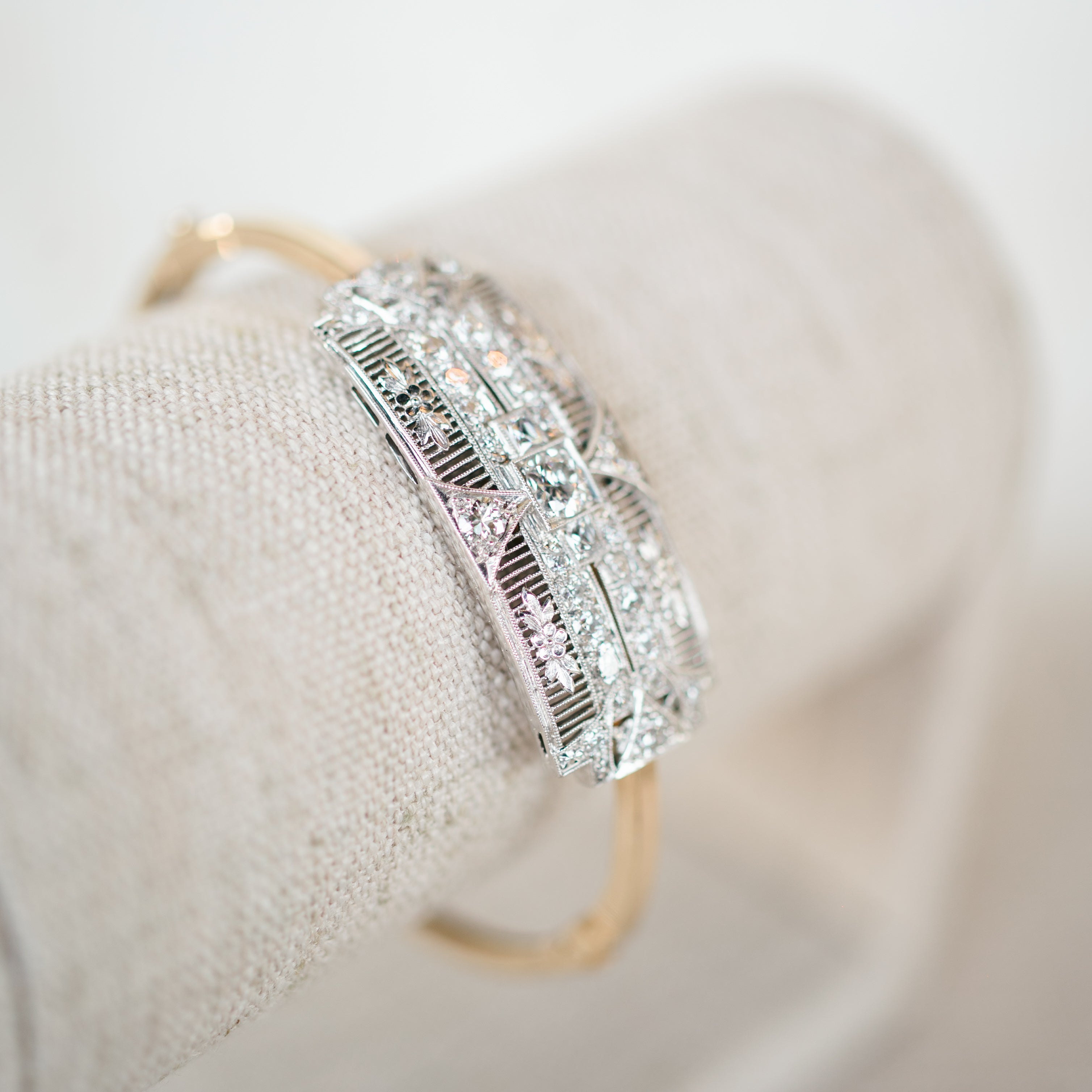 Antique Diamond Bangle