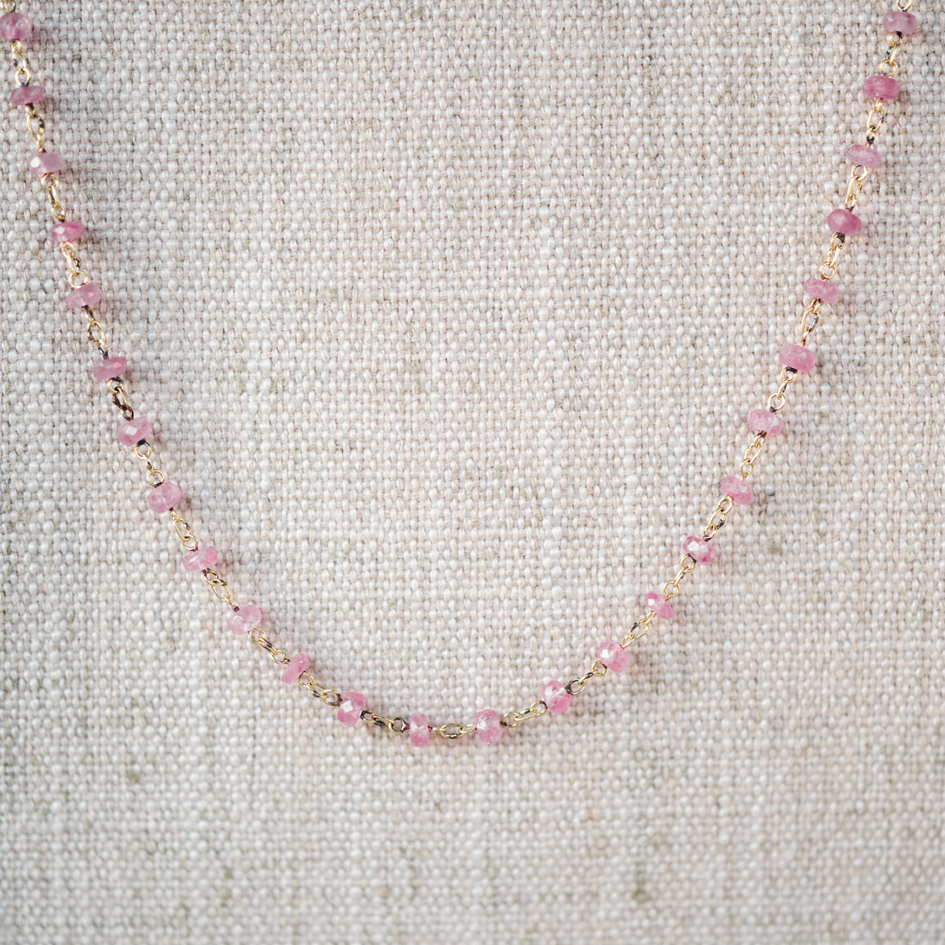 Ruby Bead Necklace