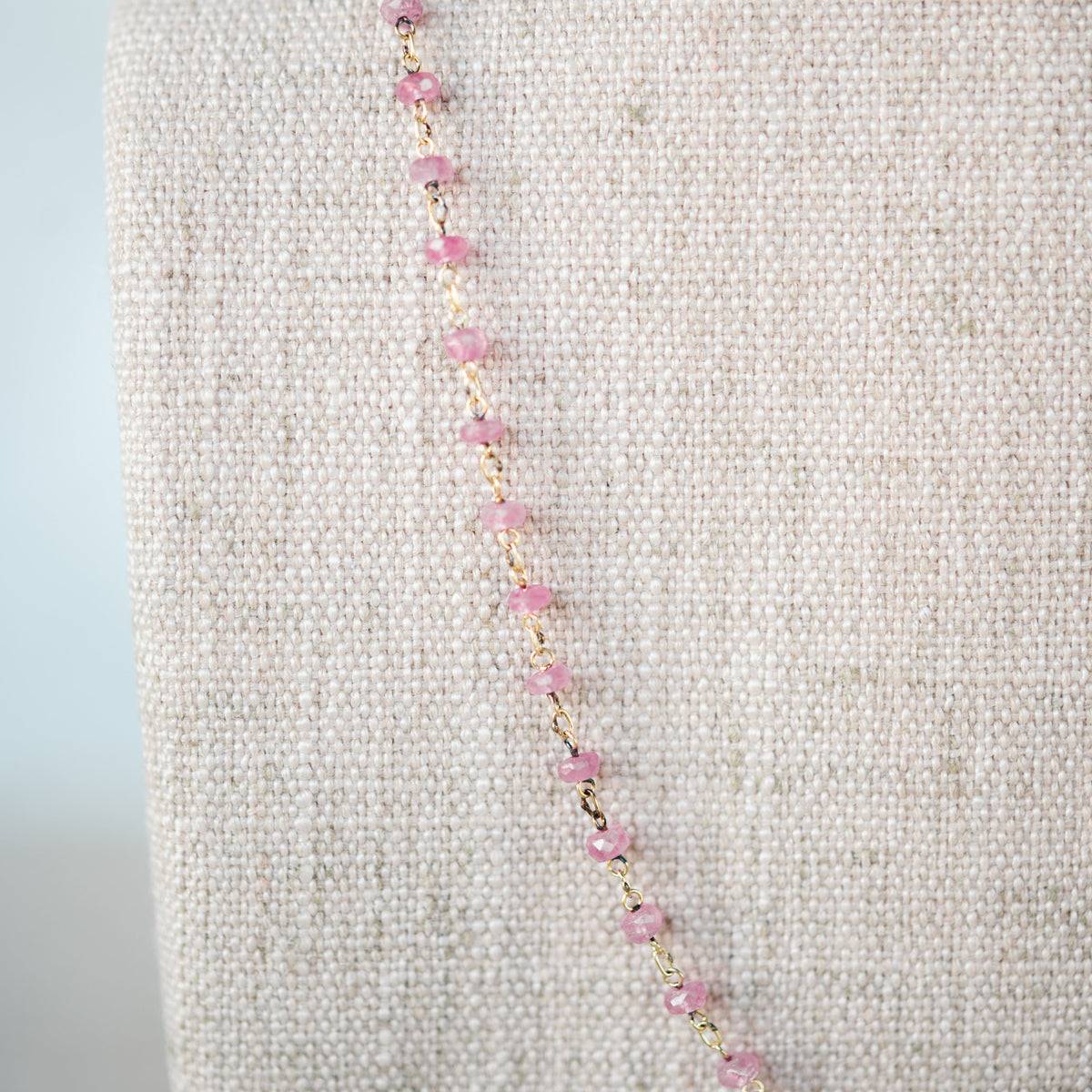 Ruby Bead Necklace