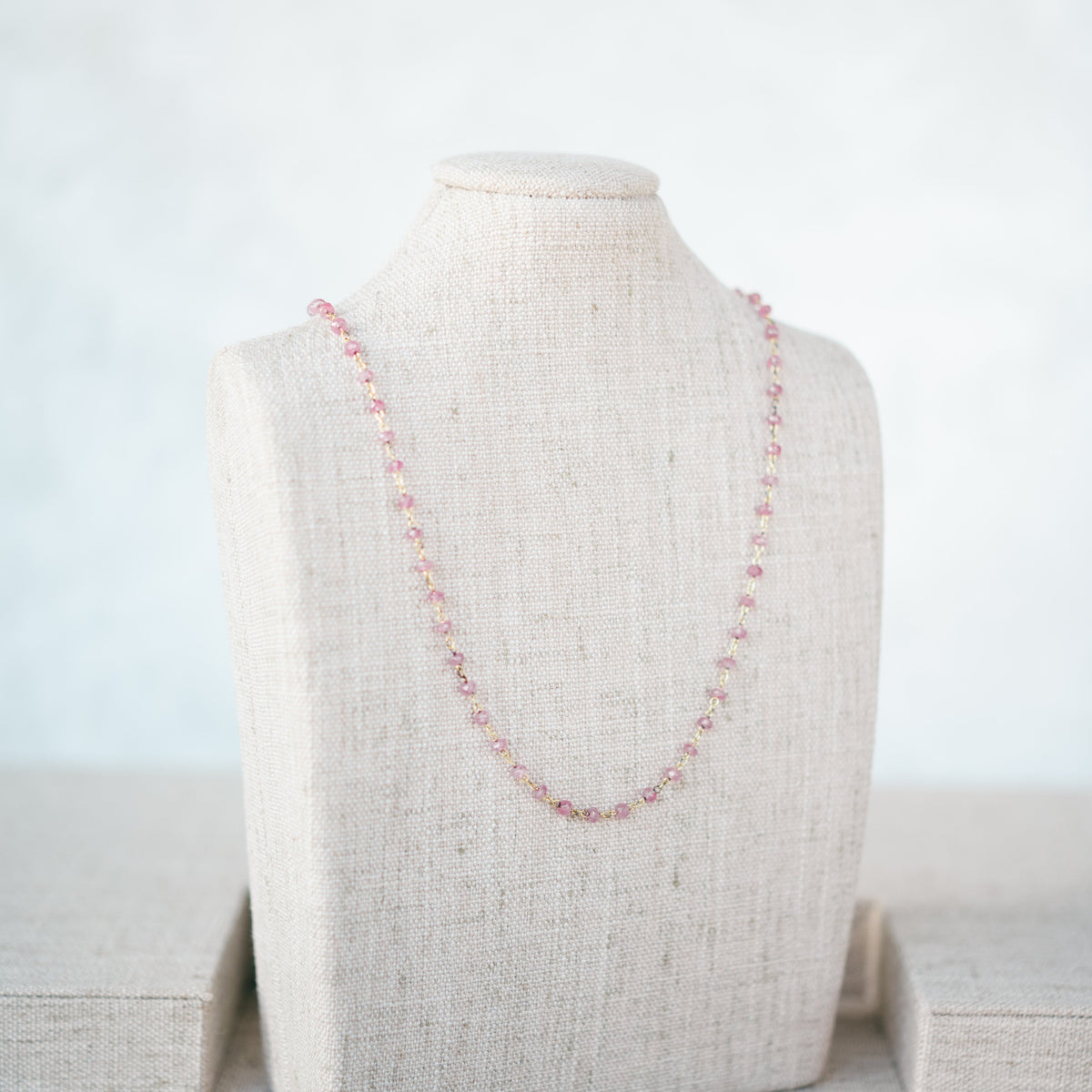Ruby Bead Necklace