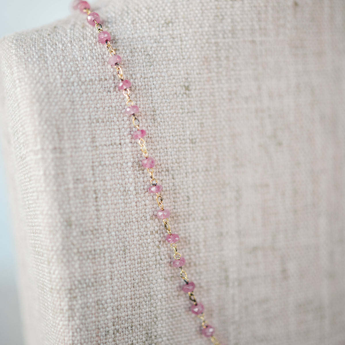 Ruby Bead Necklace