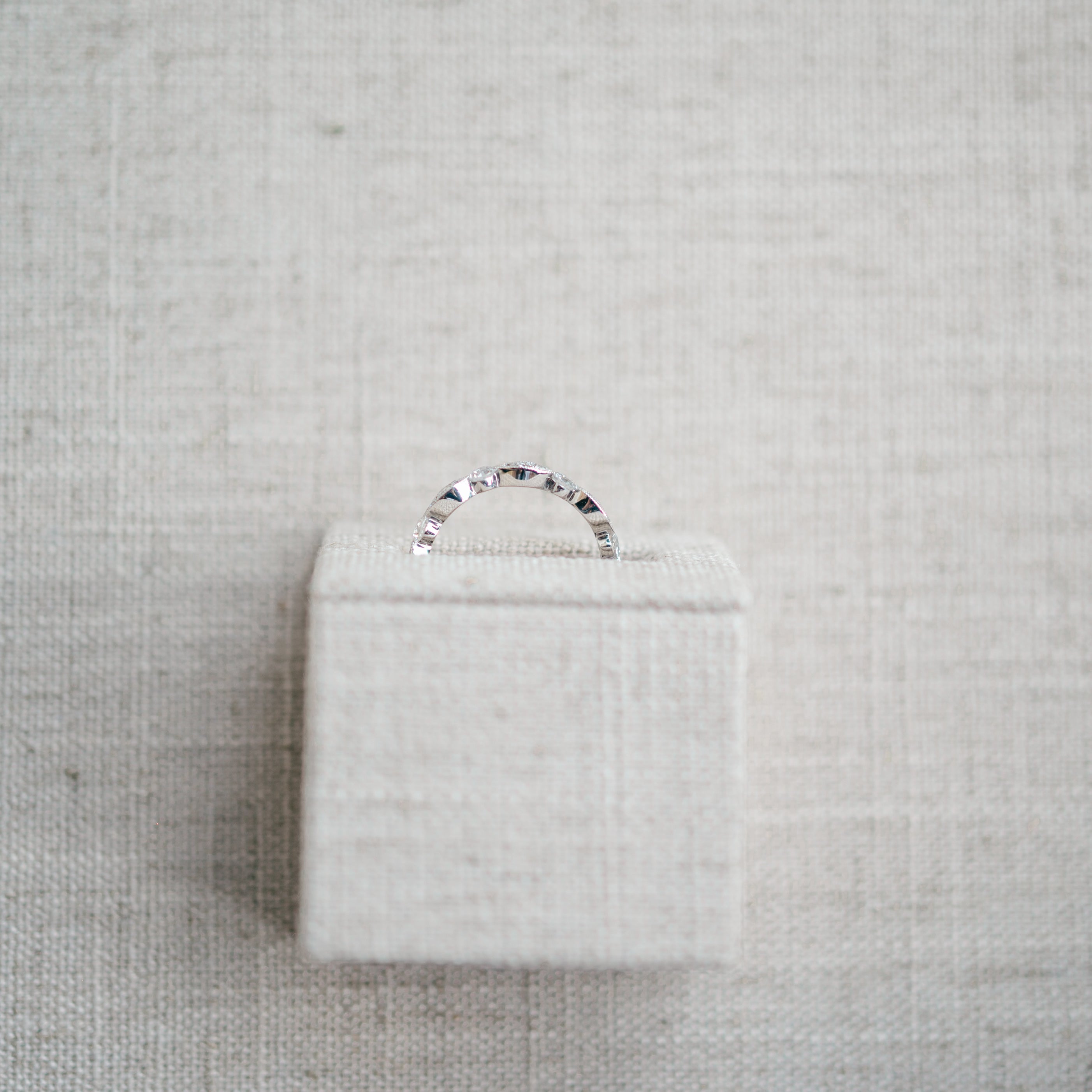 Marquise Sapphire and Diamond Band