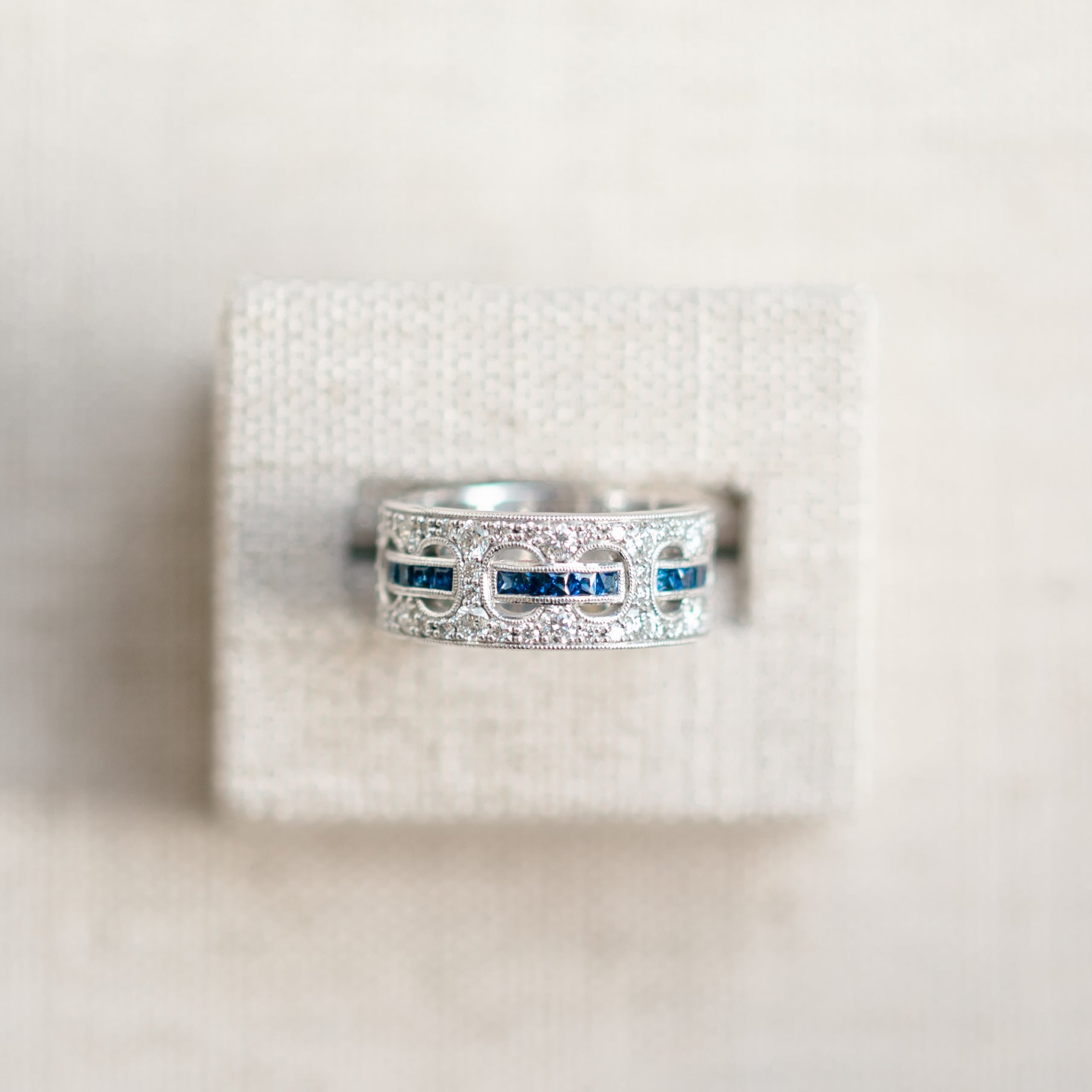 Diamond and Sapphire Band