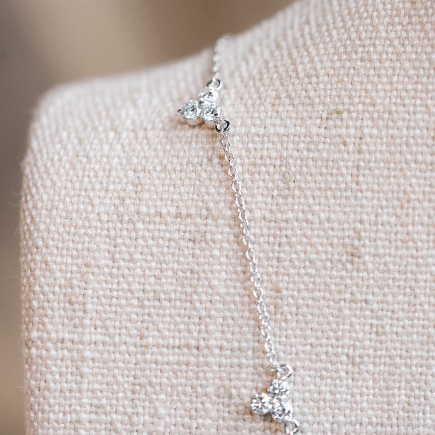 Kylie necklace white gold