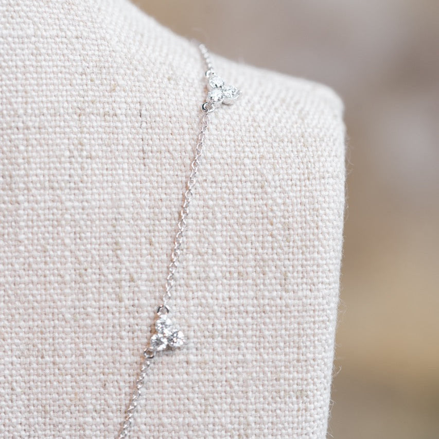 Kylie necklace white gold