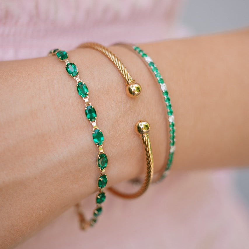 14k yellow gold filled cuff bracelet