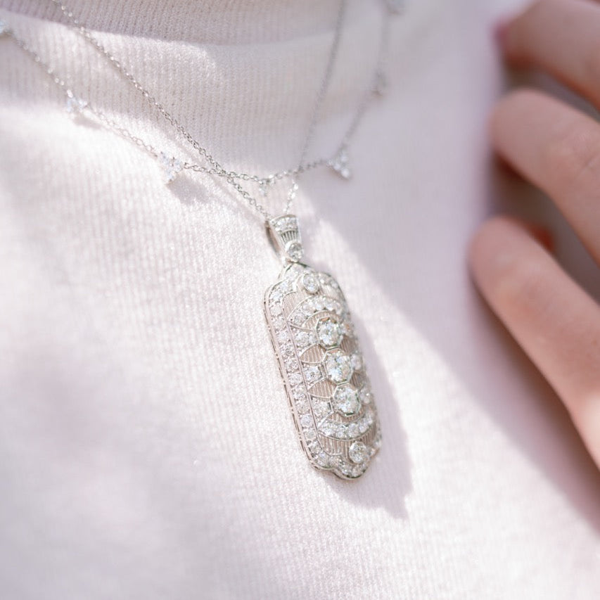 Art Deco Diamond Necklace
