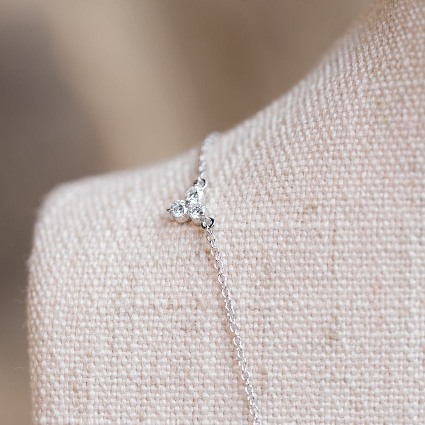 Kylie necklace white gold