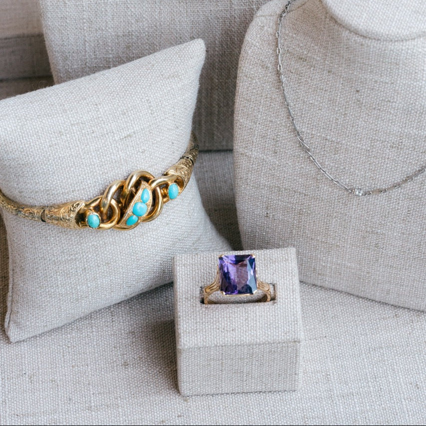 vintage amethyst ring