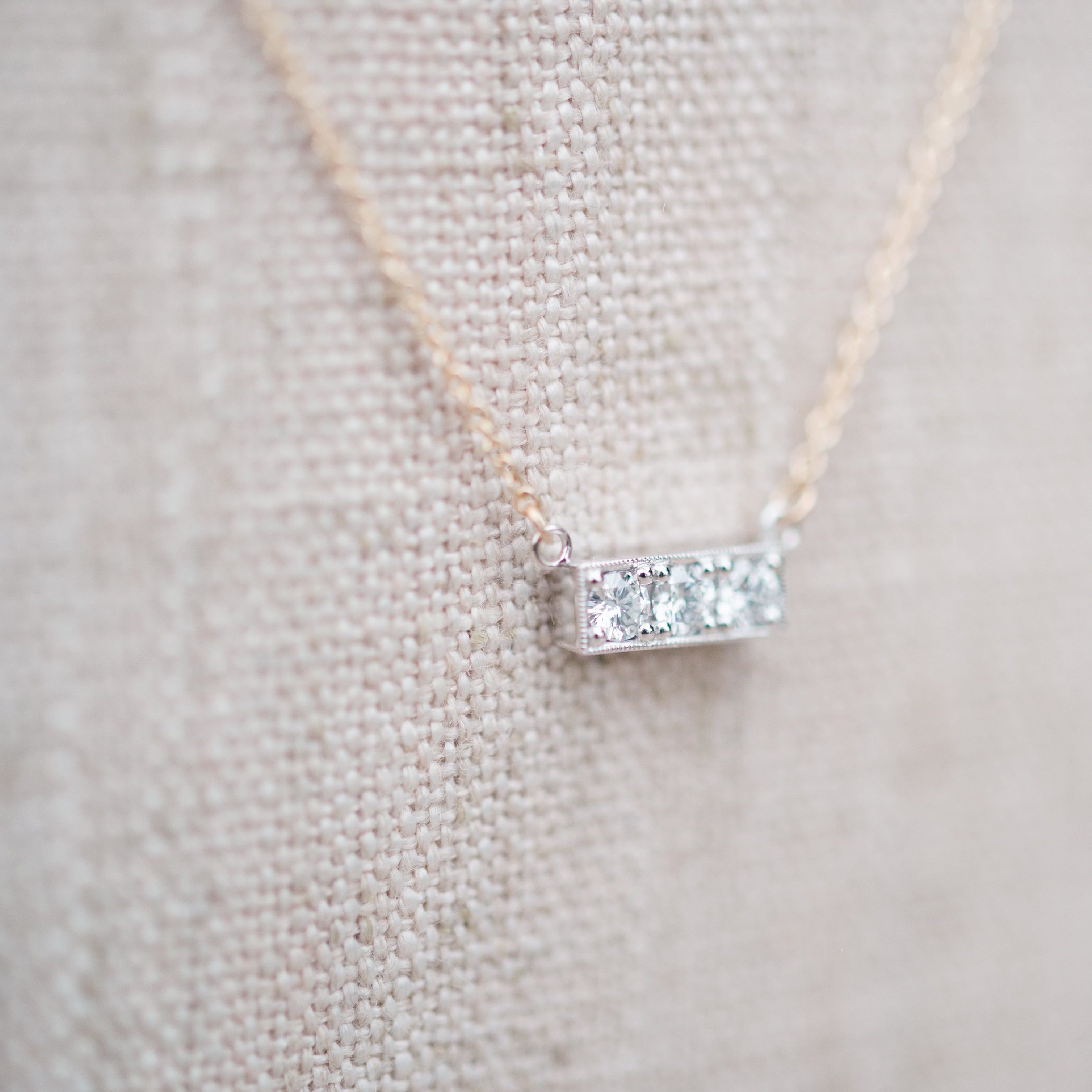 Reese necklace, yellow gold