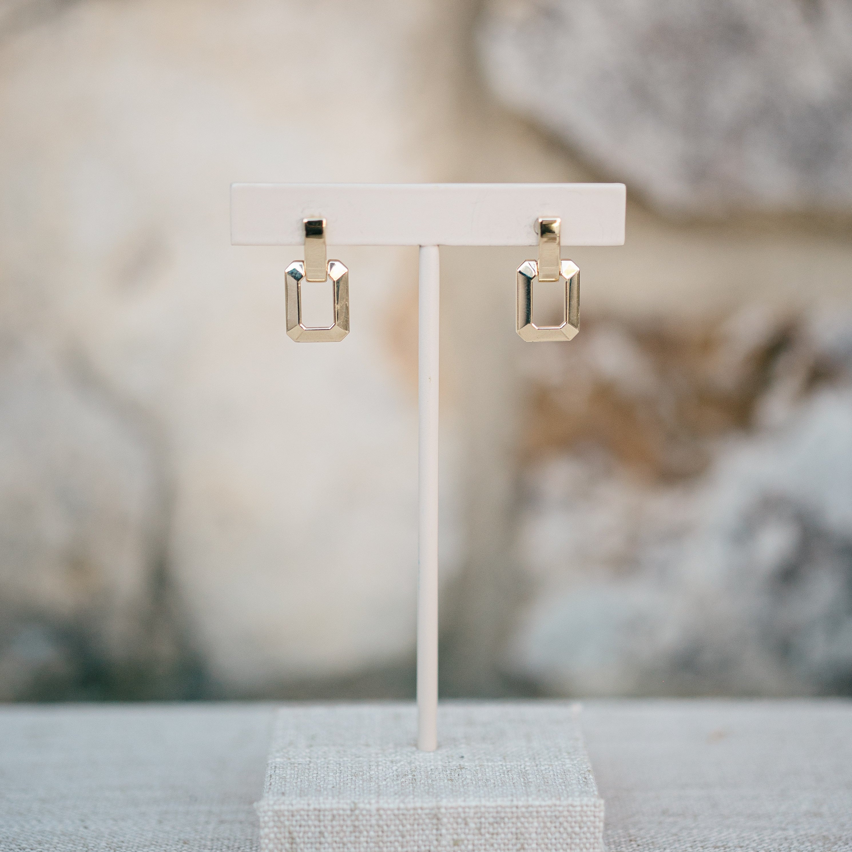 Geometric Drop Earrings