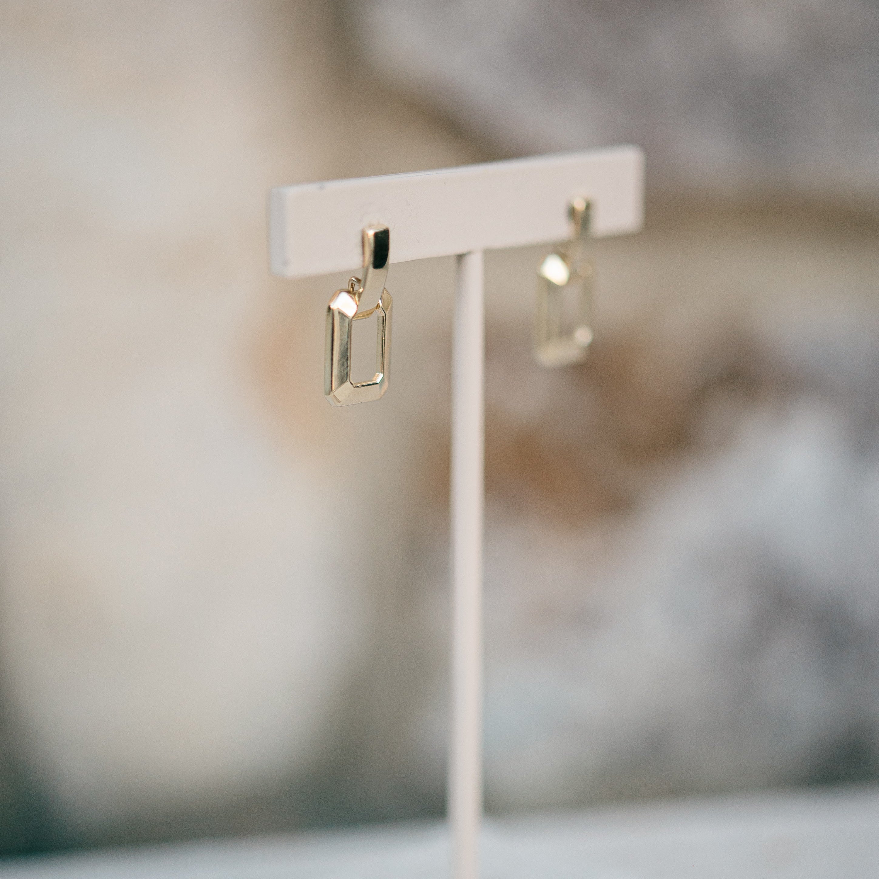 Geometric Drop Earrings