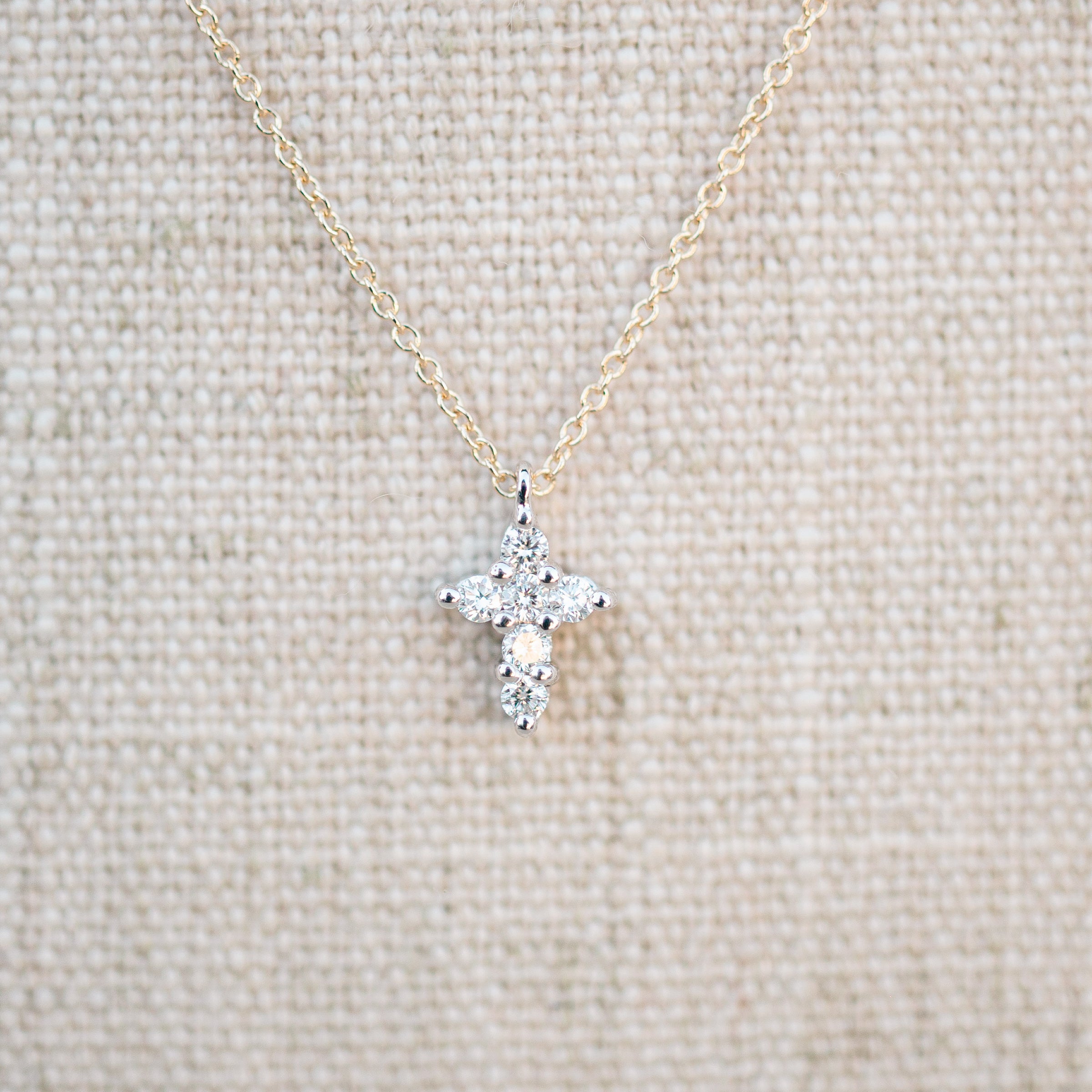 Julie necklace, mixed metal