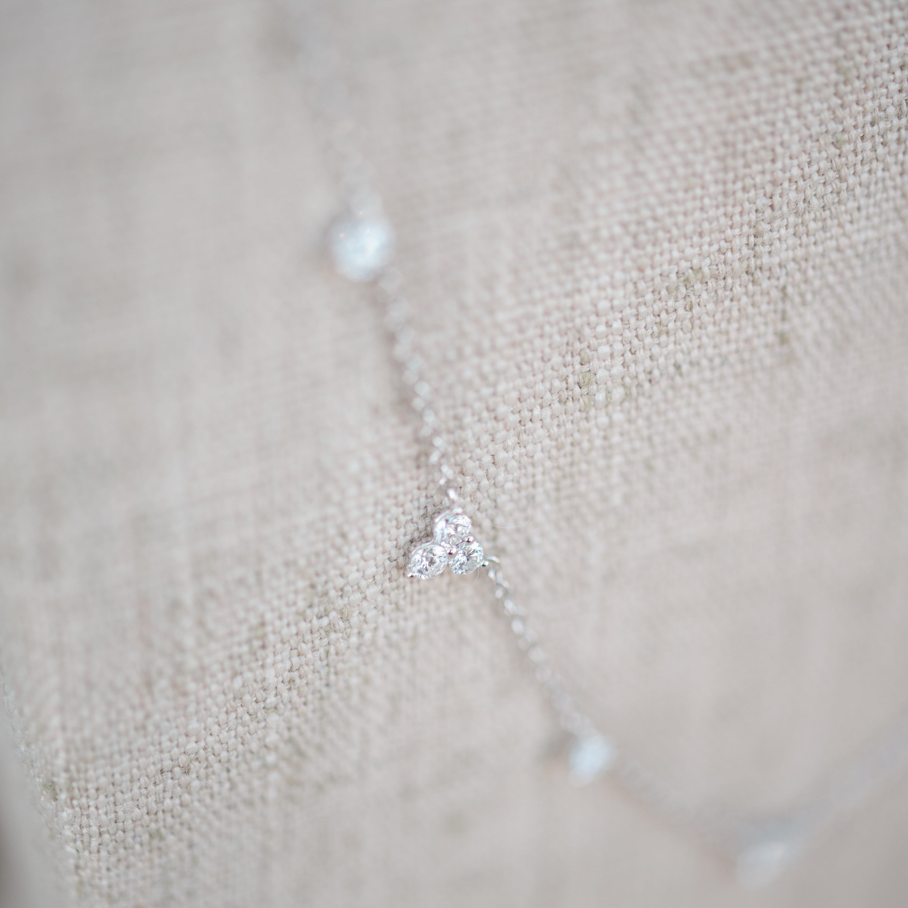 Kaitlan necklace, White Gold