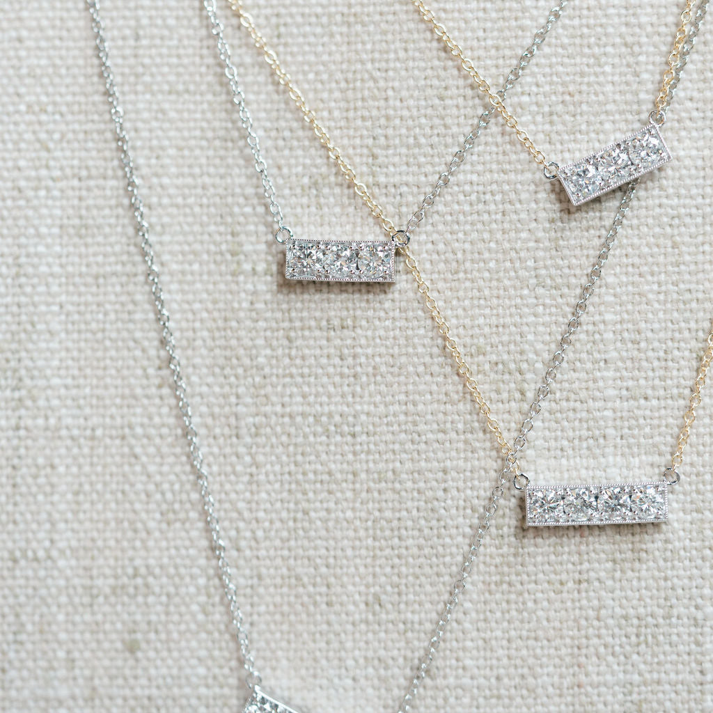 Reese necklace, white gold