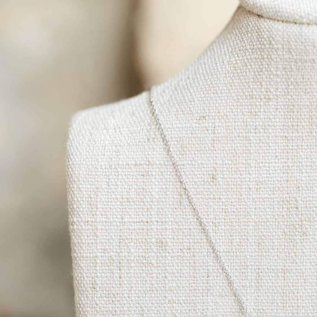 Reese necklace, white gold
