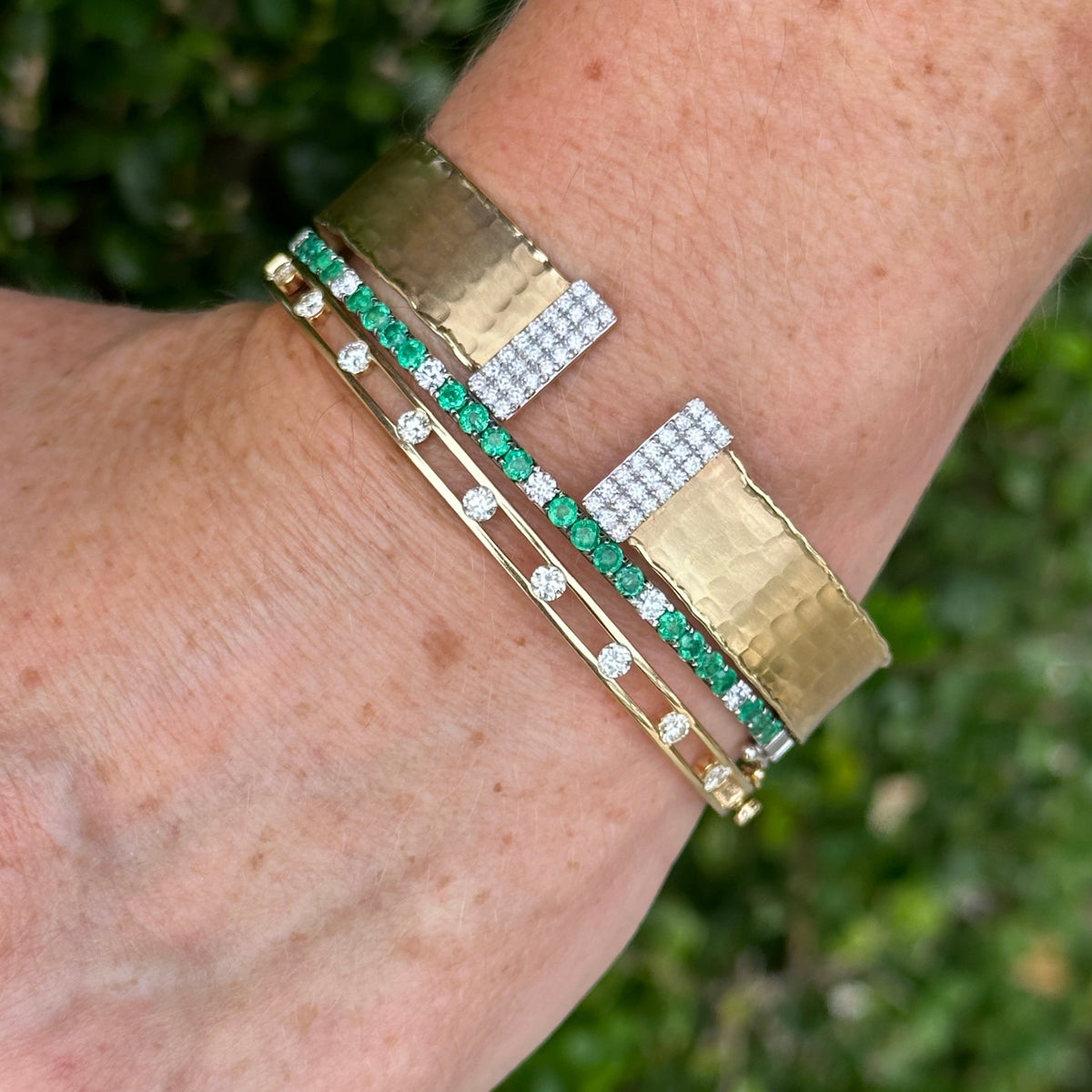 Diamond Station Bangle