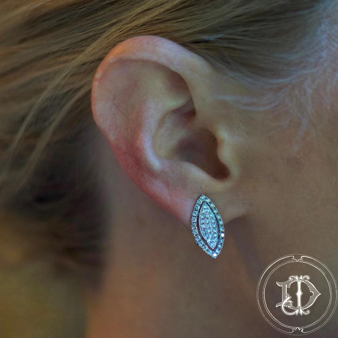 Navette Diamond Earrings