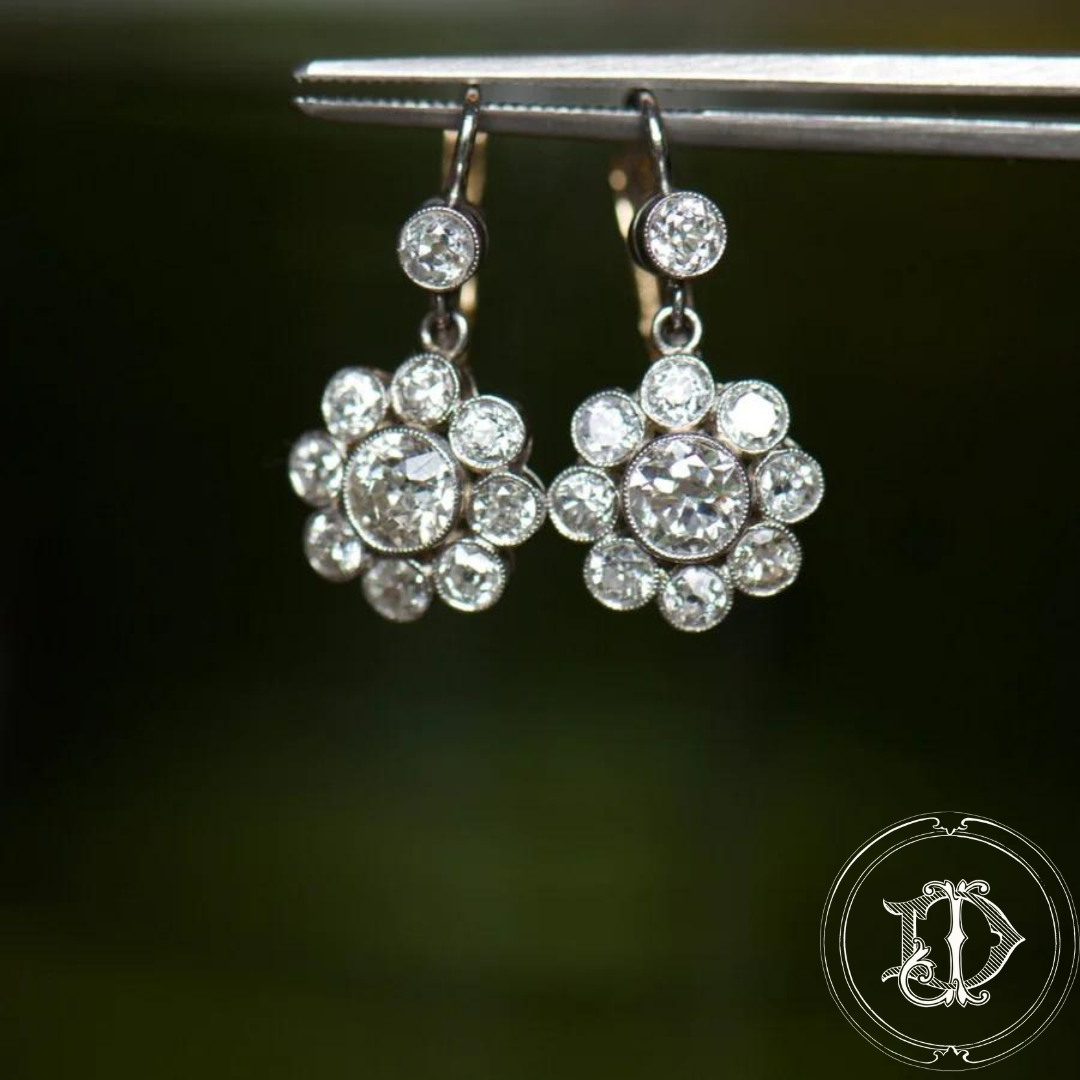 Vintage Diamond Dangles