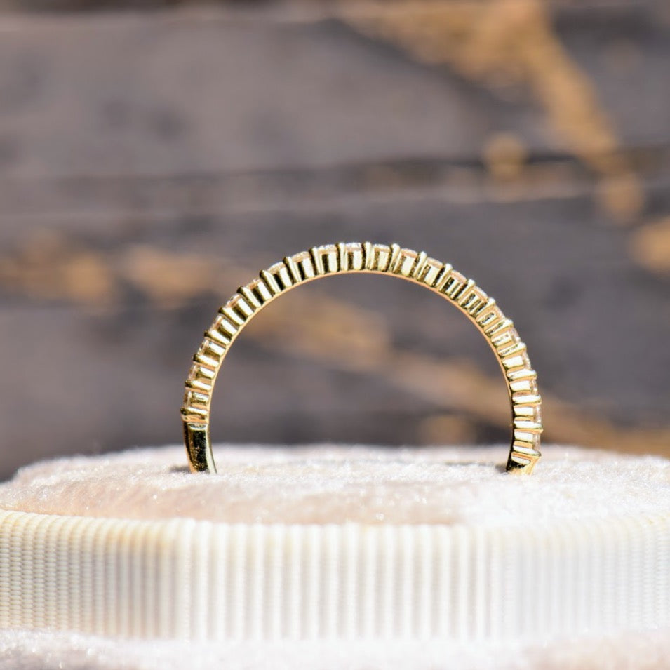 Yellow Gold Diamond Half Eternity