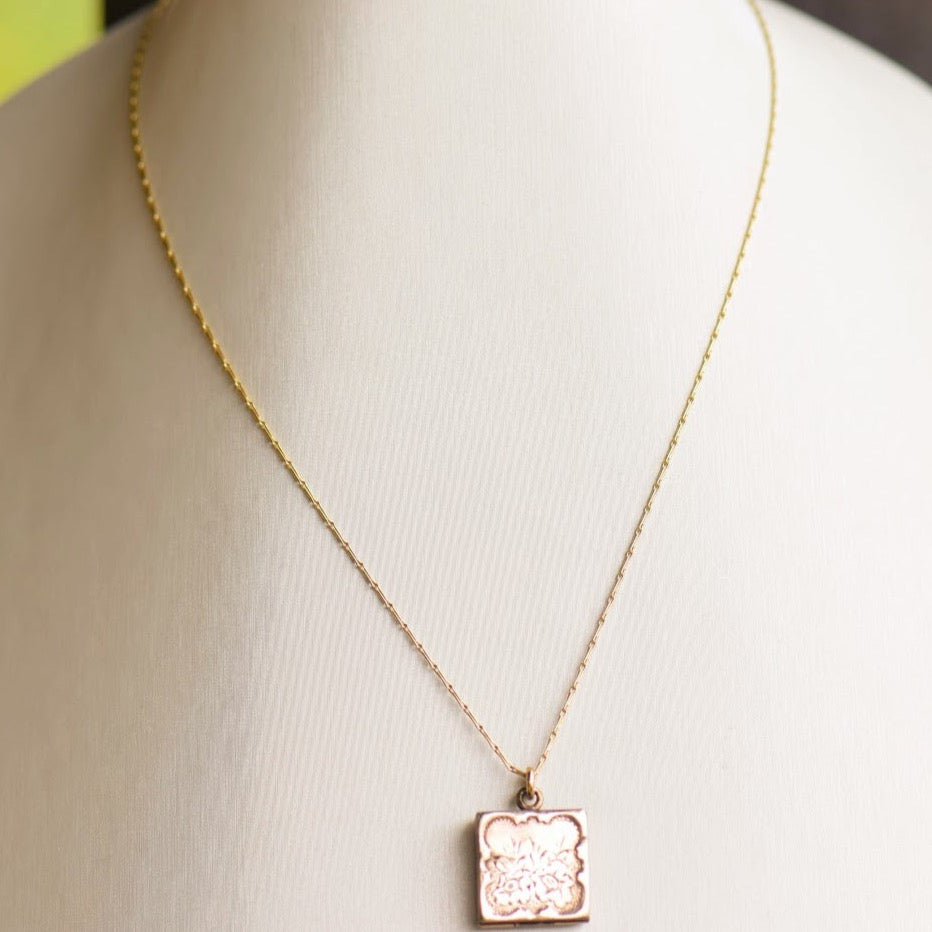 Vintage Square Locket