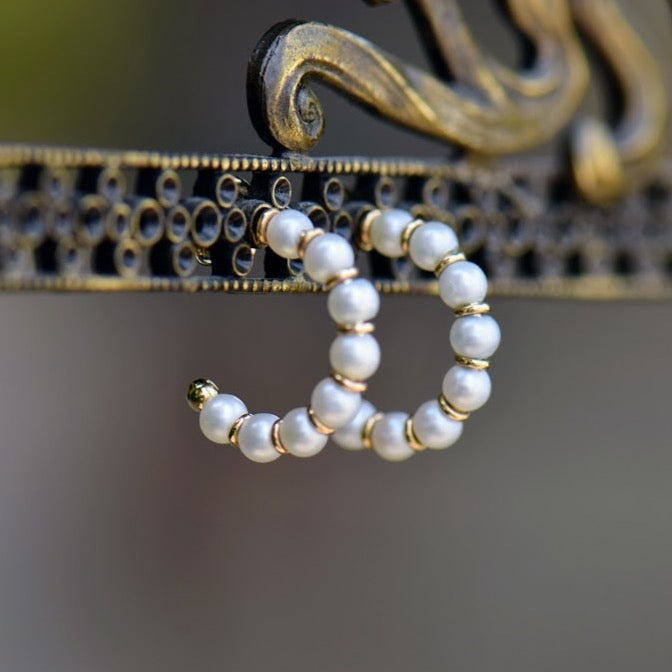 Fresh Water Pearl Hoops