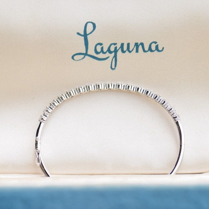 Scalloped Diamond Bangle