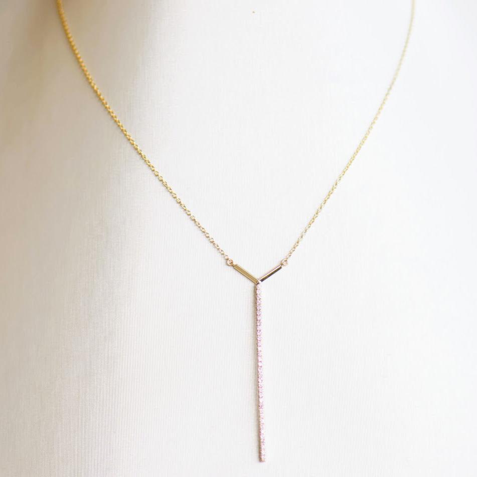 Diamond Line Necklace