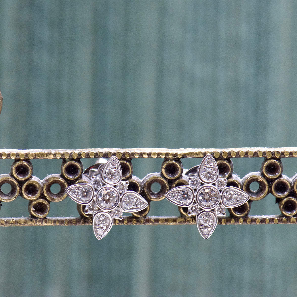 Diamond Star Earrings
