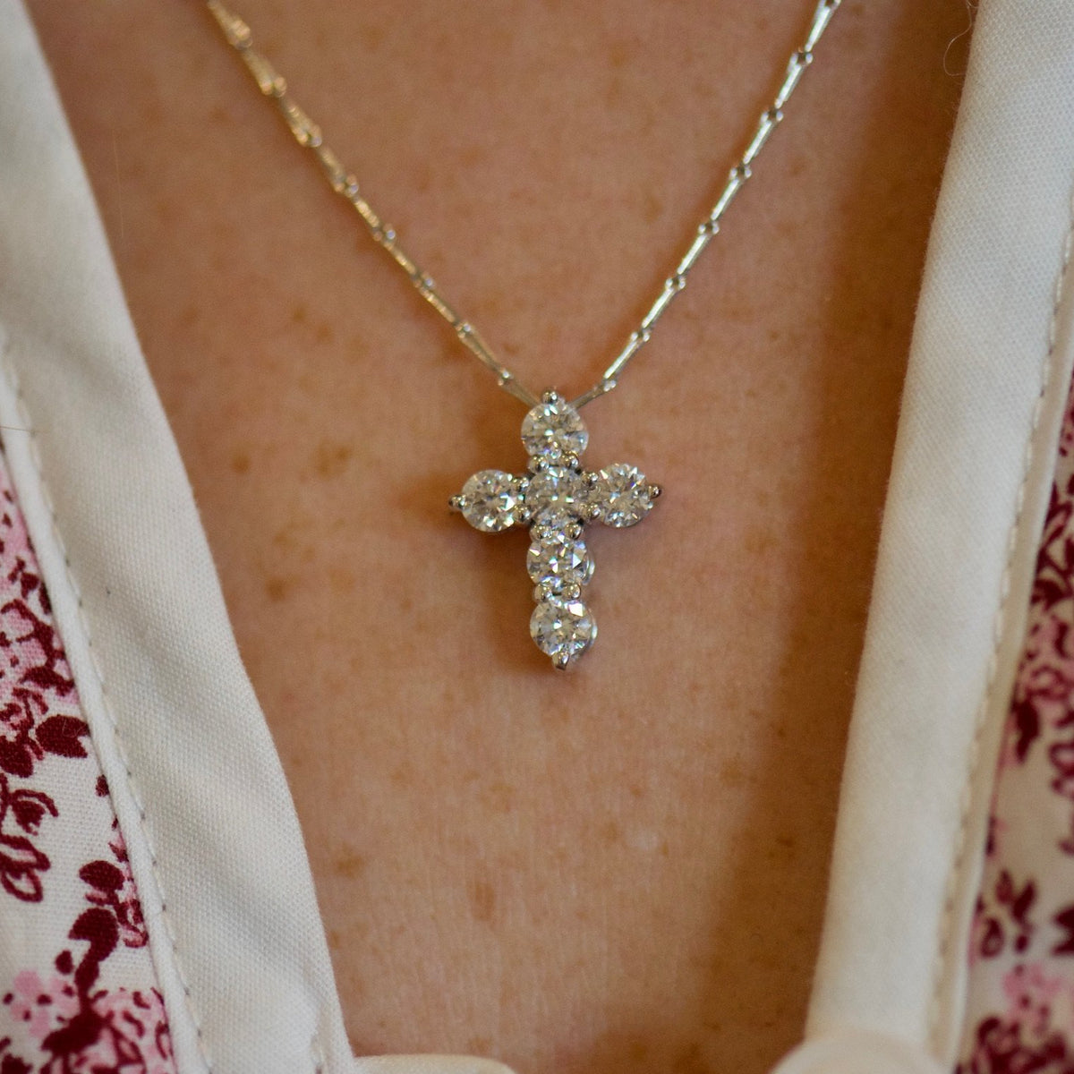 Diamond Cross Necklace
