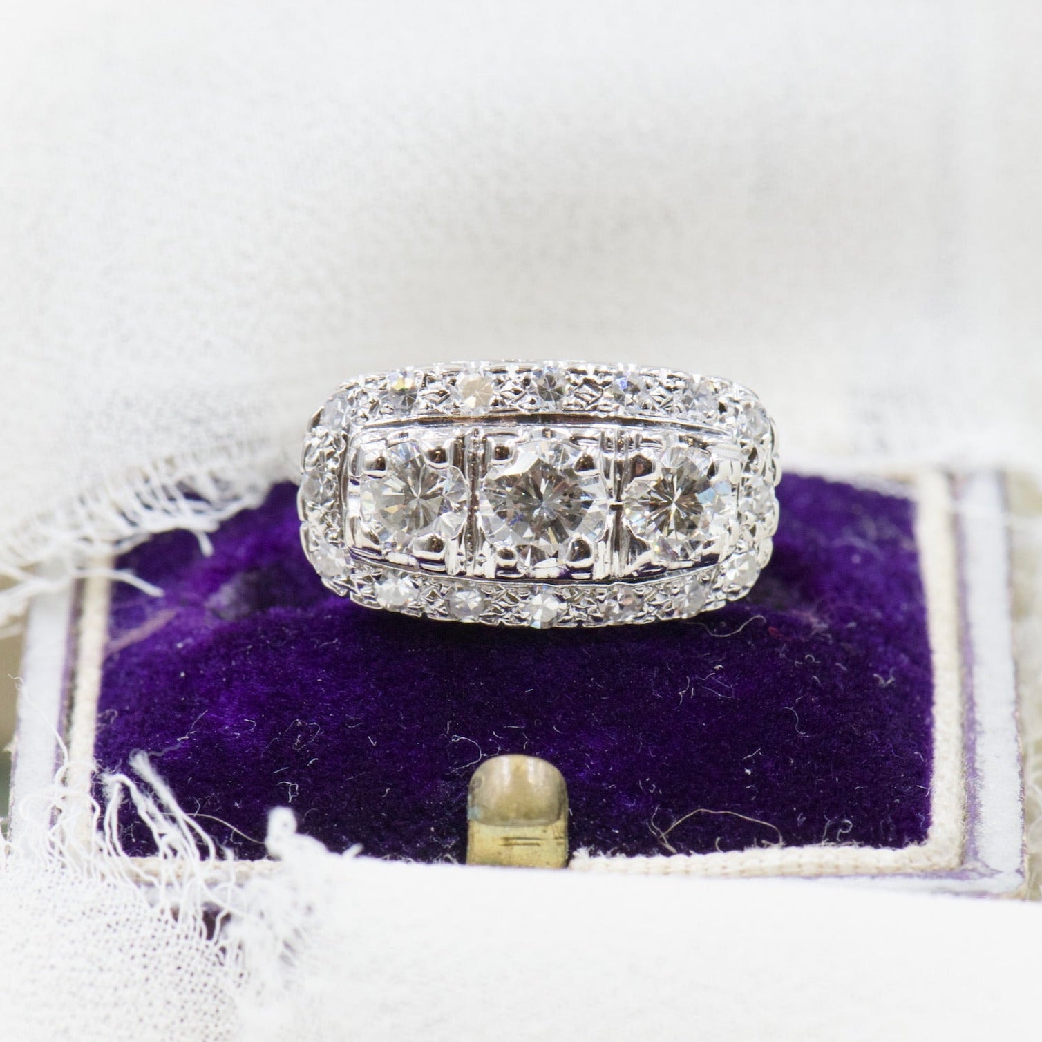 Three Stone Diamond Ring