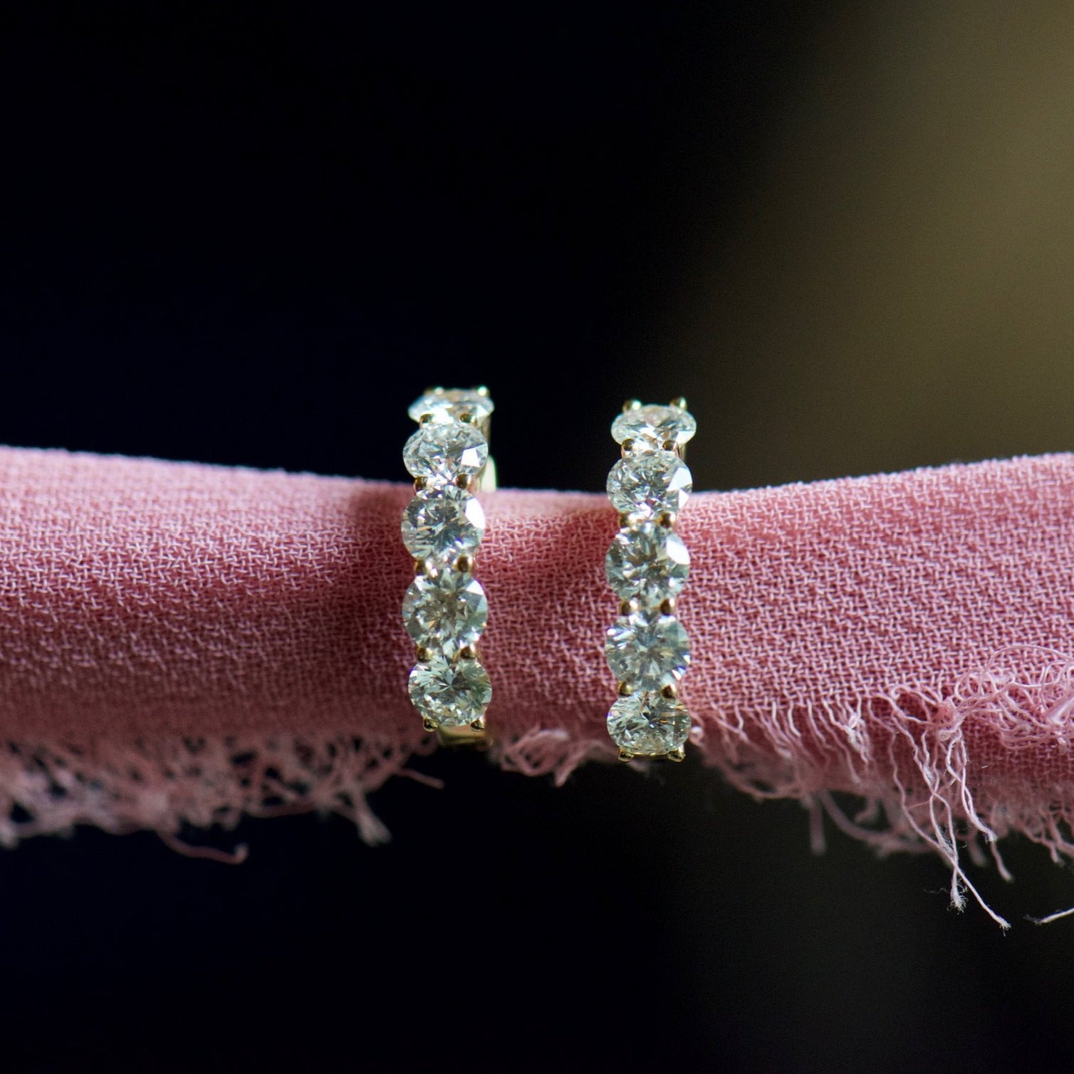 Yellow Gold Huggie Earrings