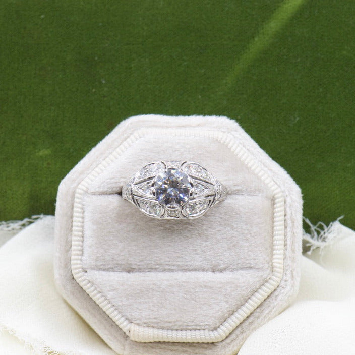 Antique Inspired Diamond Accent Mounting