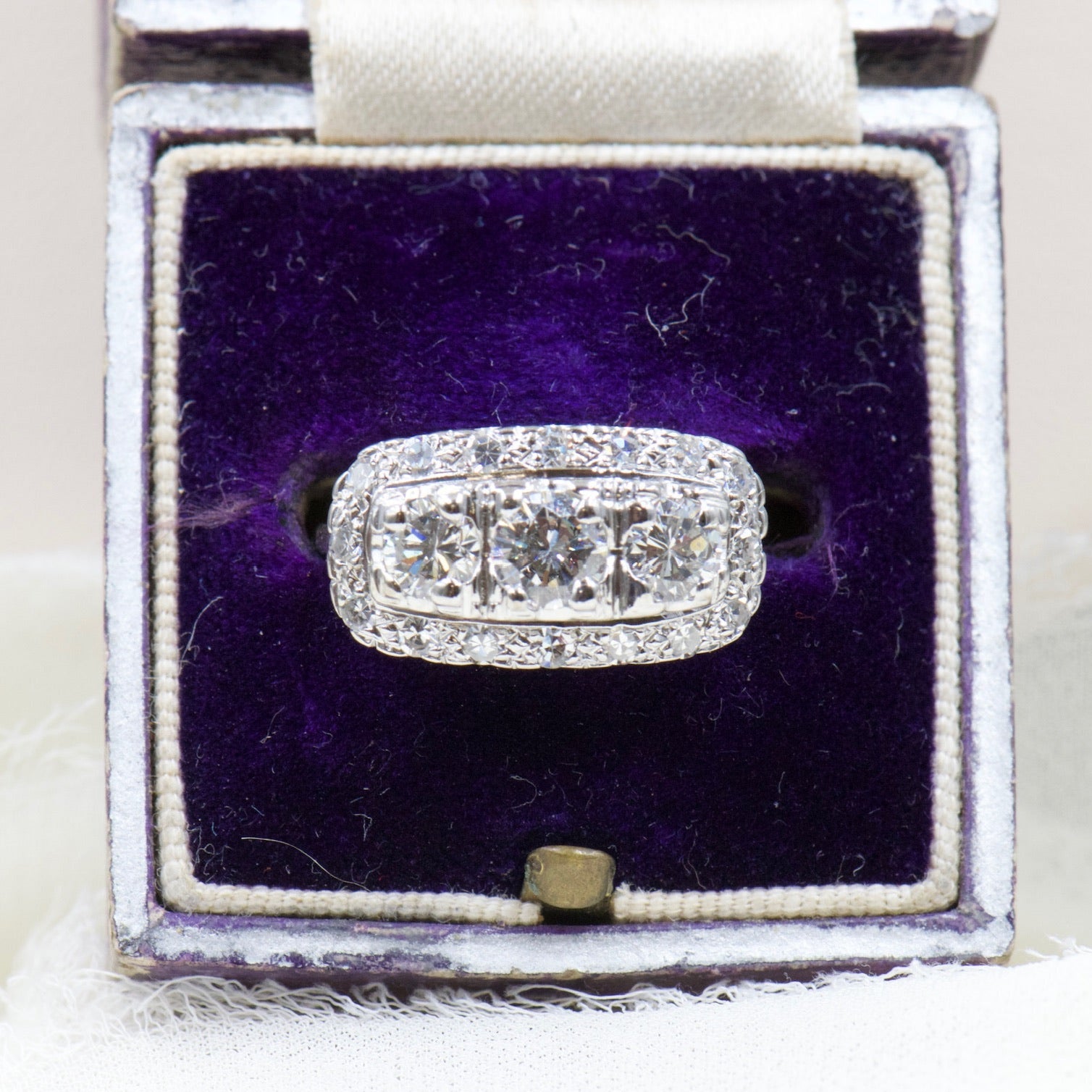 Three Stone Diamond Ring