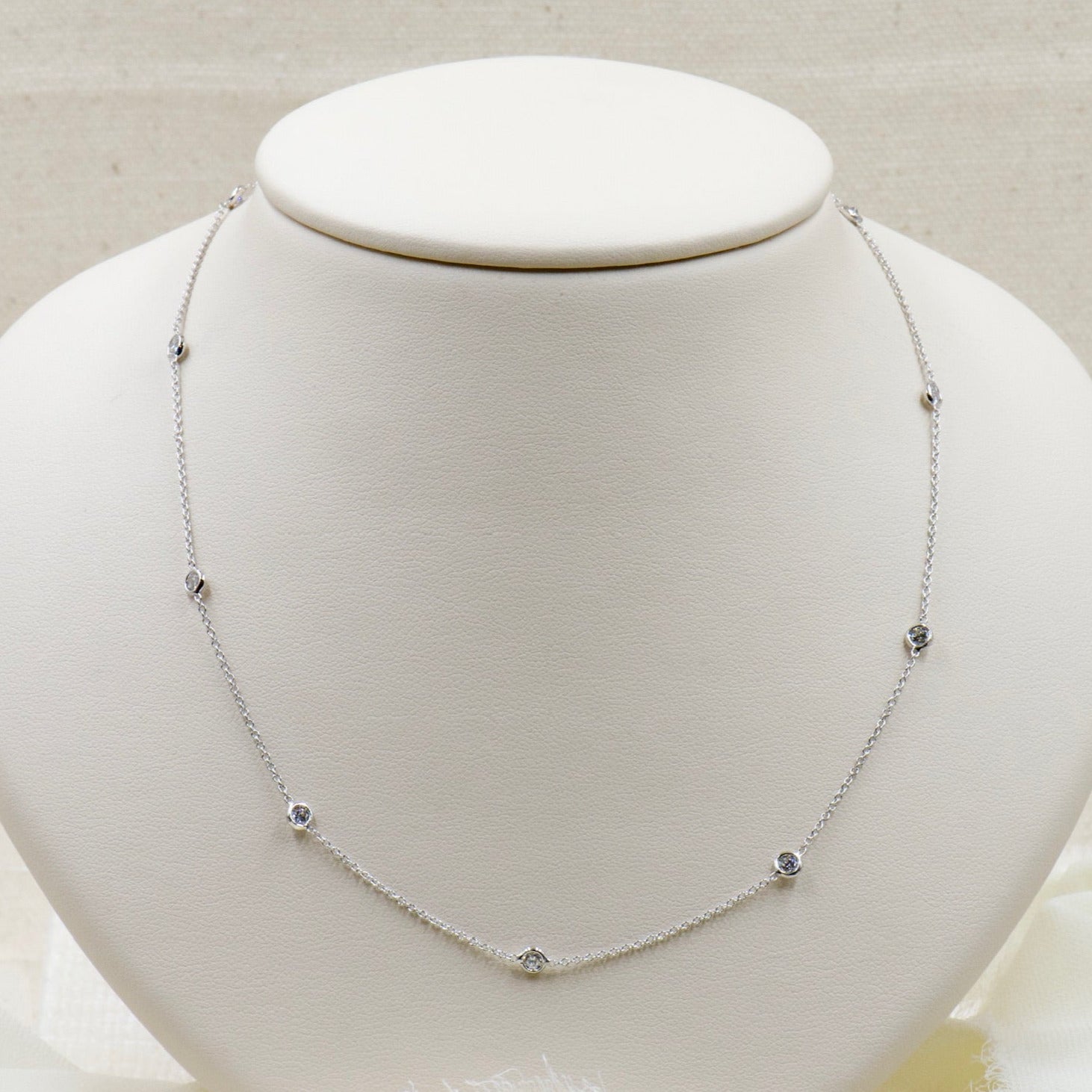 White Gold Diamonds by the Yard