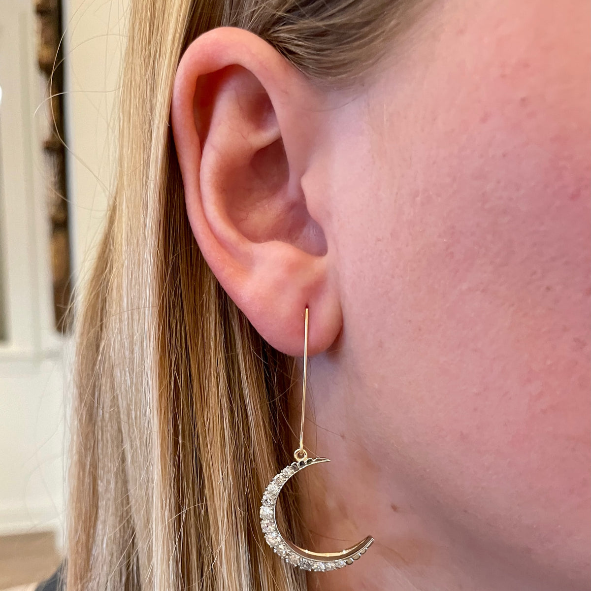 Crescent Dangle Earrings