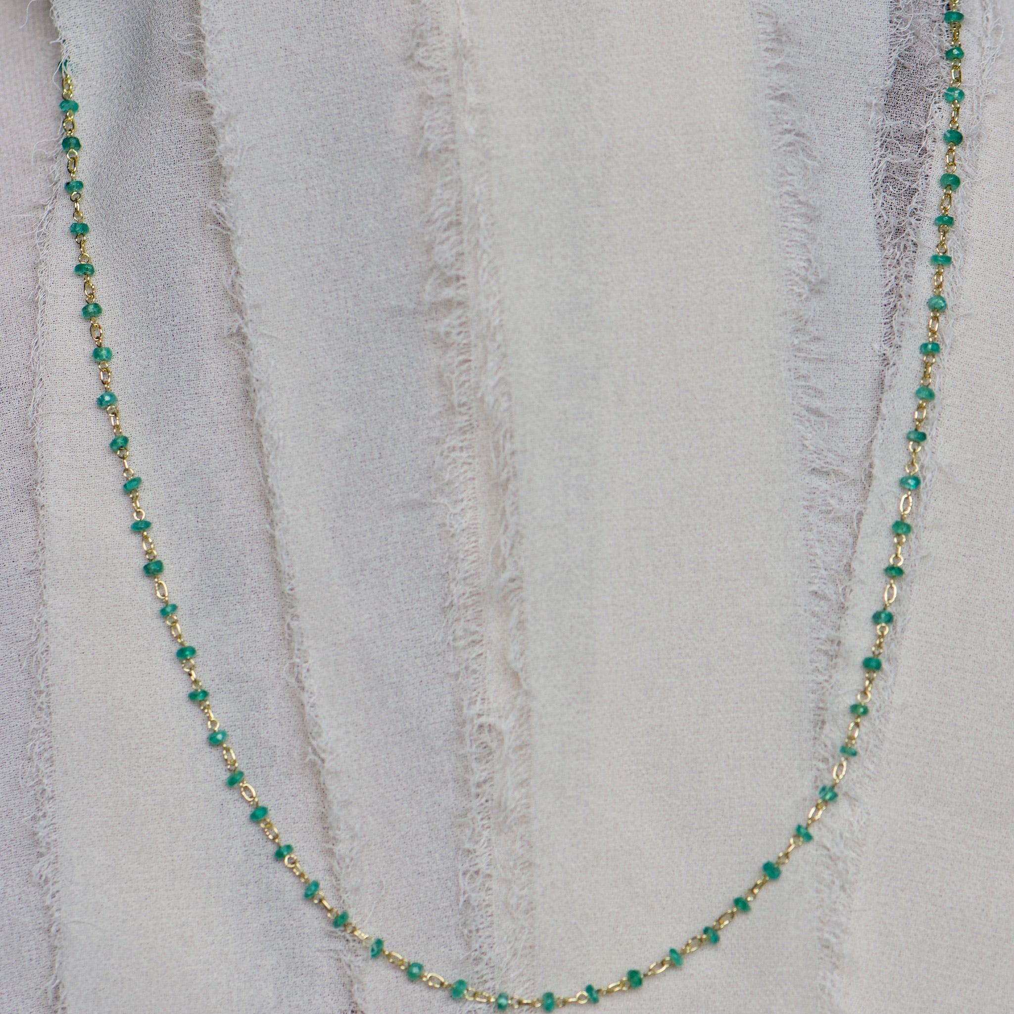 Emerald Bead Necklace