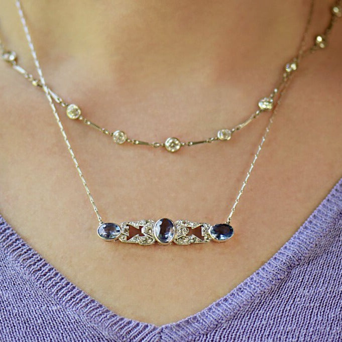 Ceylon Sapphire Necklace