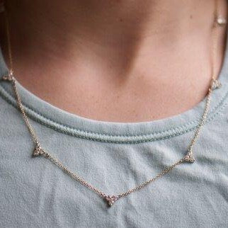 Diamond Multi-Station Necklace