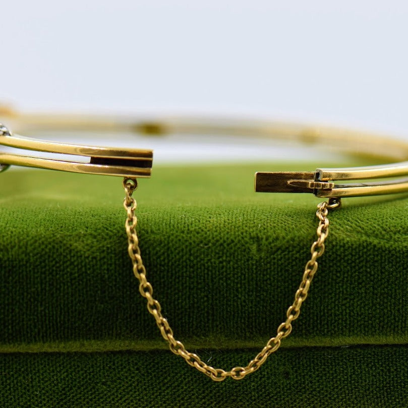 Diamond and Pearl Bangle